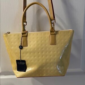 Brand new Arcadia Lemon Yellow Tote Bag